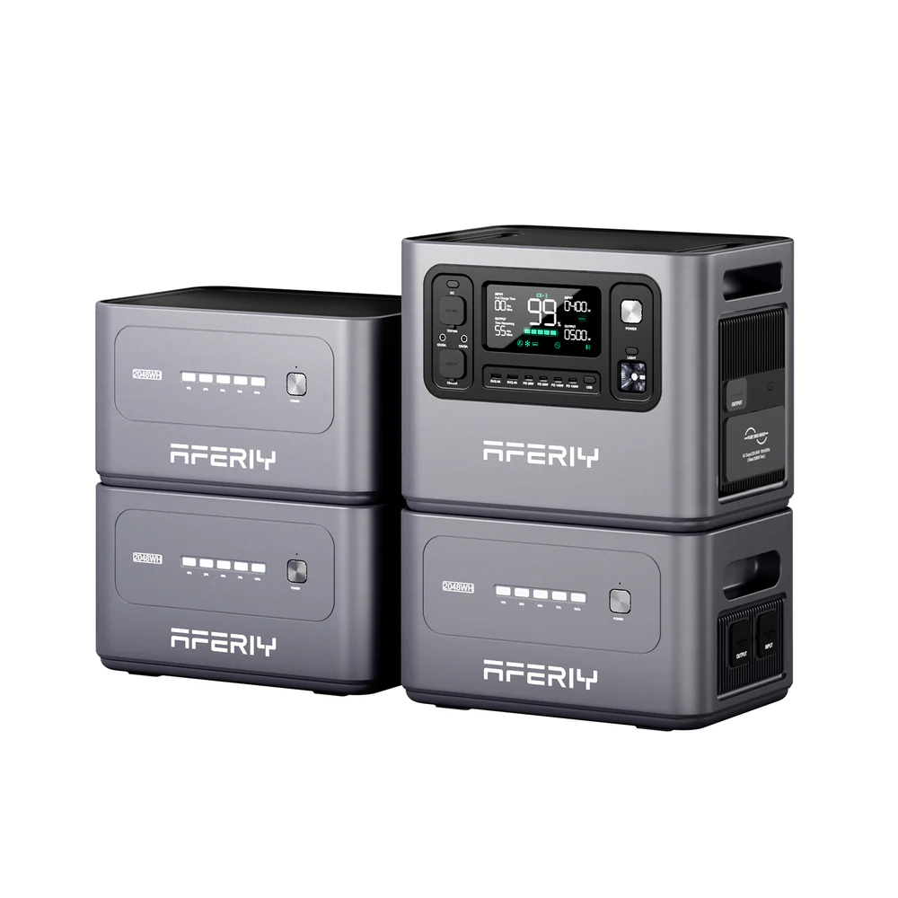 AFERIY P280 з трьома додатковими акумуляторами на 2048Wh